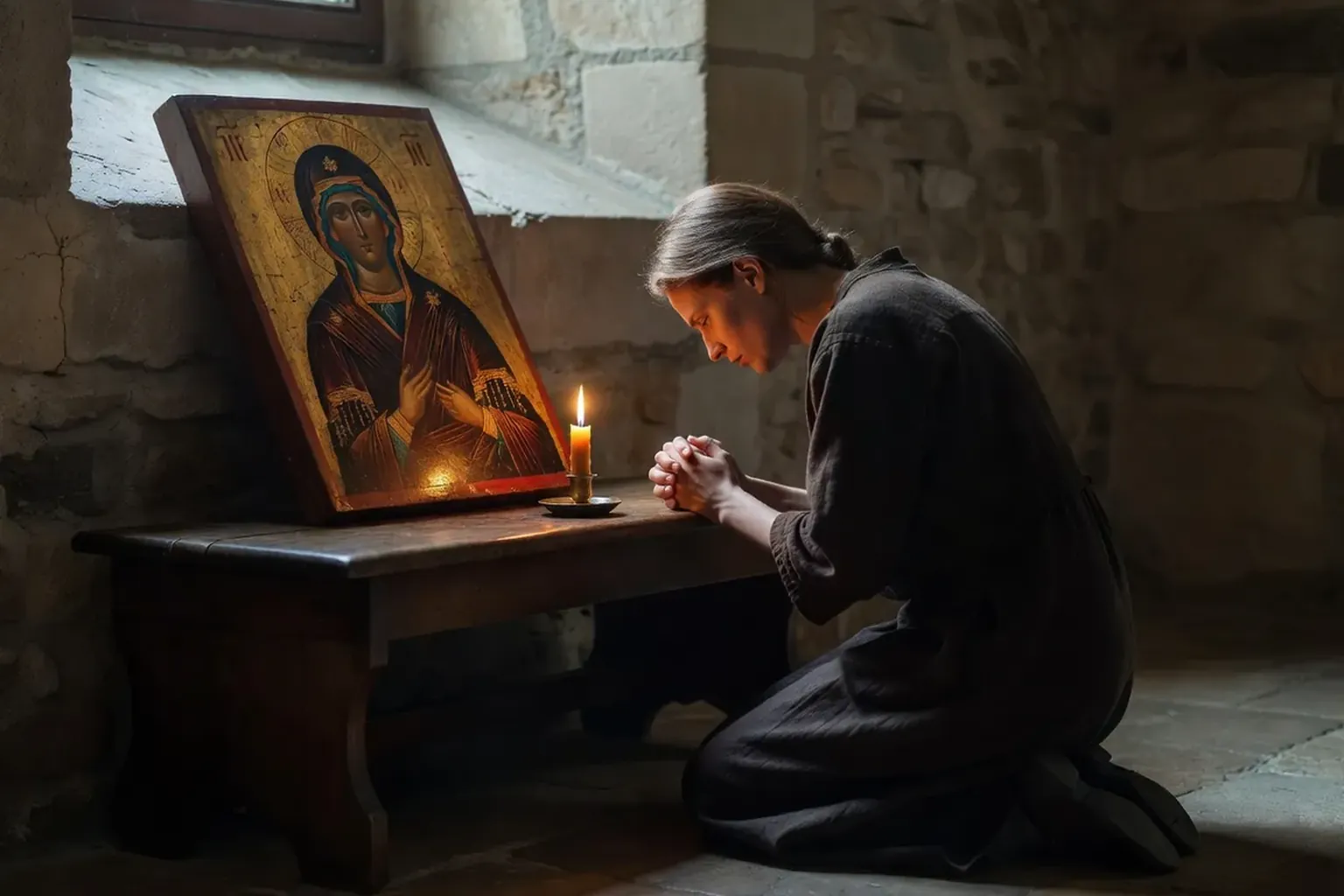 Chapelet posé sur un missel ouvert — formes traditionnelles de la prière catholique